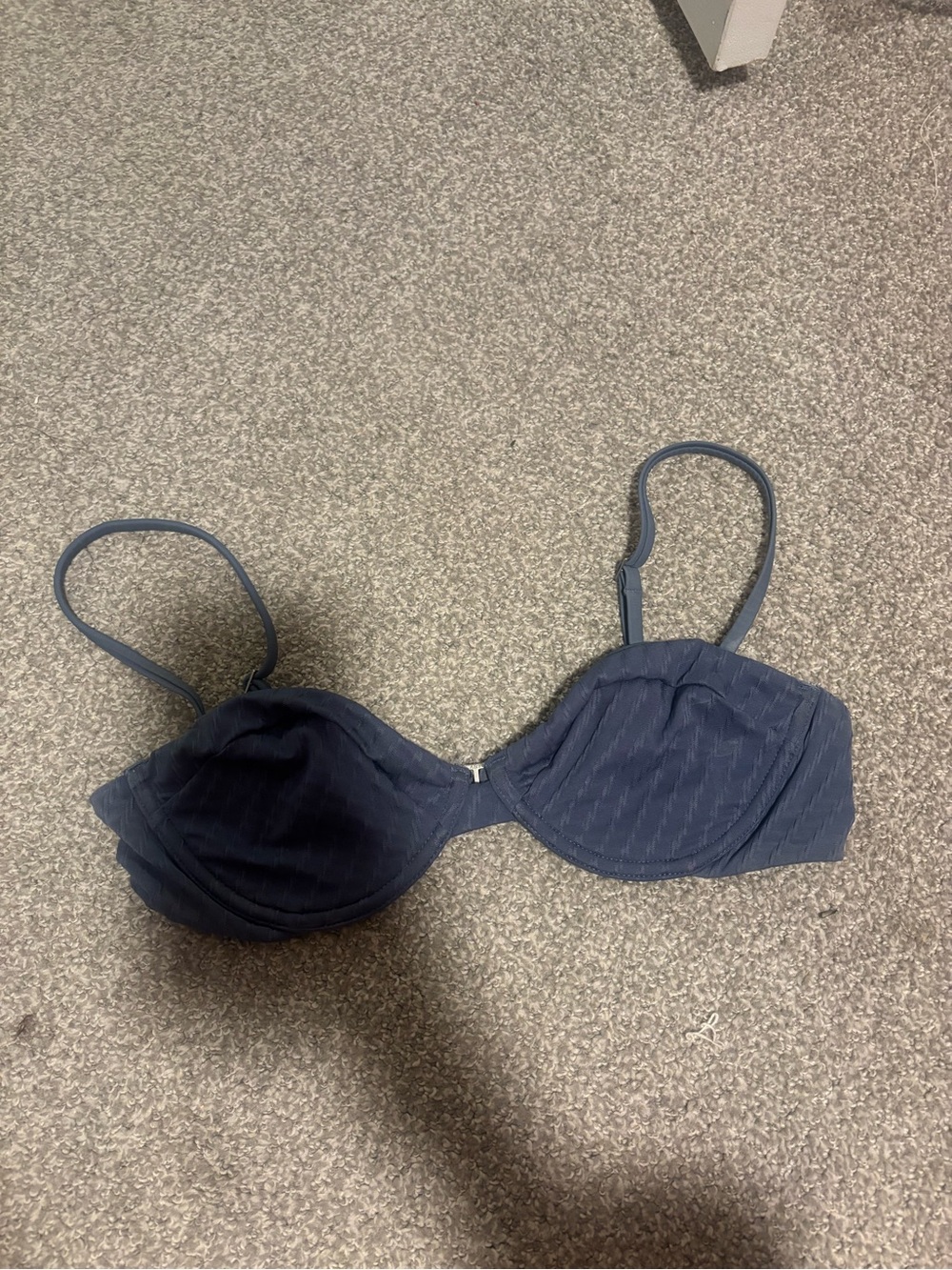 Blue Abercrombie Bikini Top